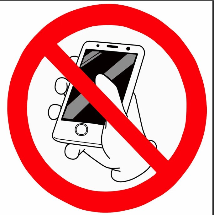 О запрете использования мобильных телефонов.